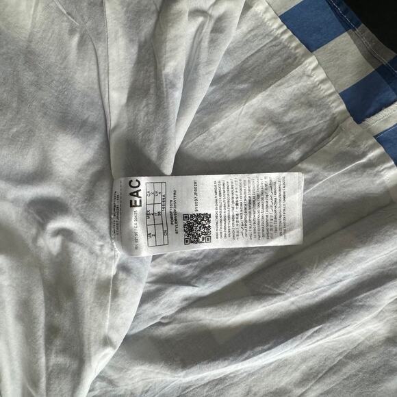 GUESS Blue Gingham Halter Dress Size 2 Fit & Flare Checkered Dress - Picture 7 of 10